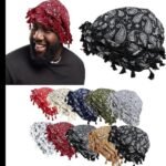 Bonnet à frange cachemire