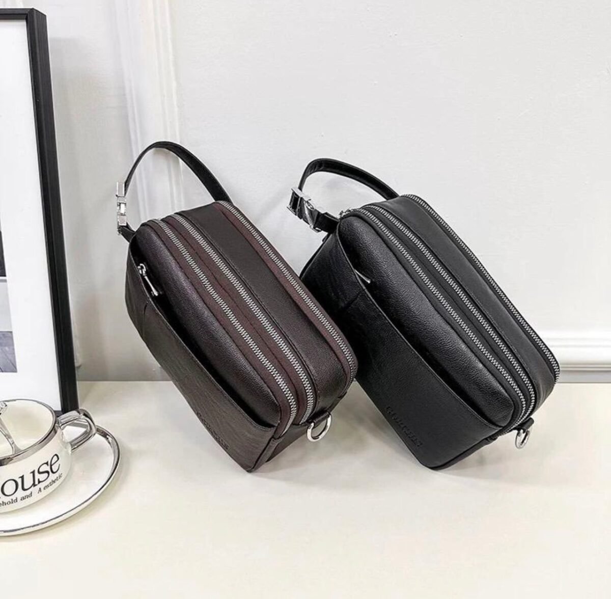 Sacoche multifonction avec bandoulière 2.0 cuire – Image 2