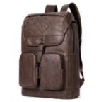 Sac à dos en cuir véritable – Image 2