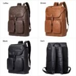 Sac à dos en cuir véritable