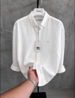 Chemise Lacoste lin été – Image 2